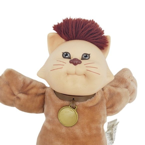 1983 Cabbage Patch Kids Cat Plush Stuffed Animal Toy Vintage Kitty Collectible 8 - Picture 2 of 7